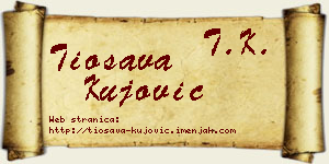 Tiosava Kujović vizit kartica